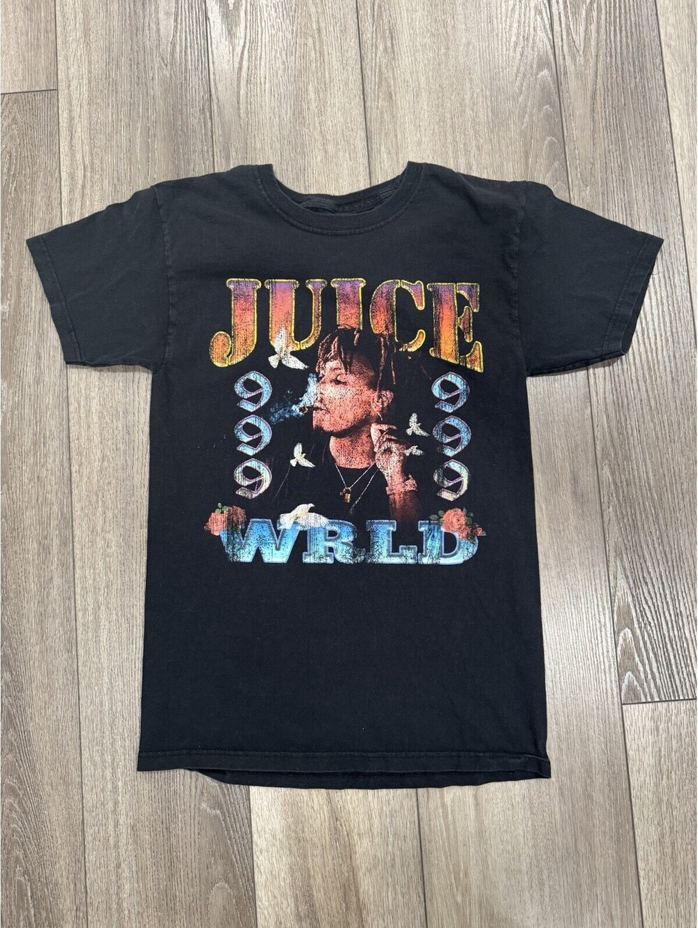 Juice Wrld 999 shirt Large black